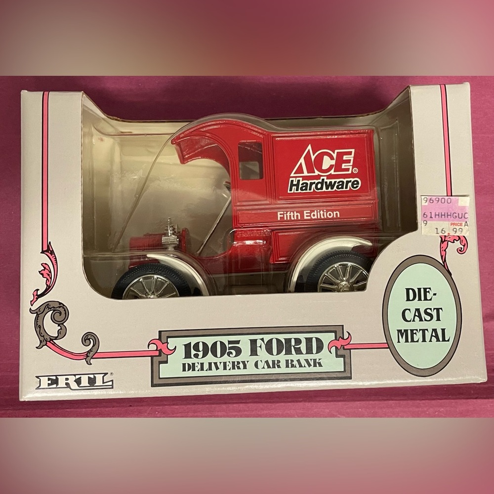 ACE Hardware - 1905 Ford Delivery Car Bank - Die Cast
